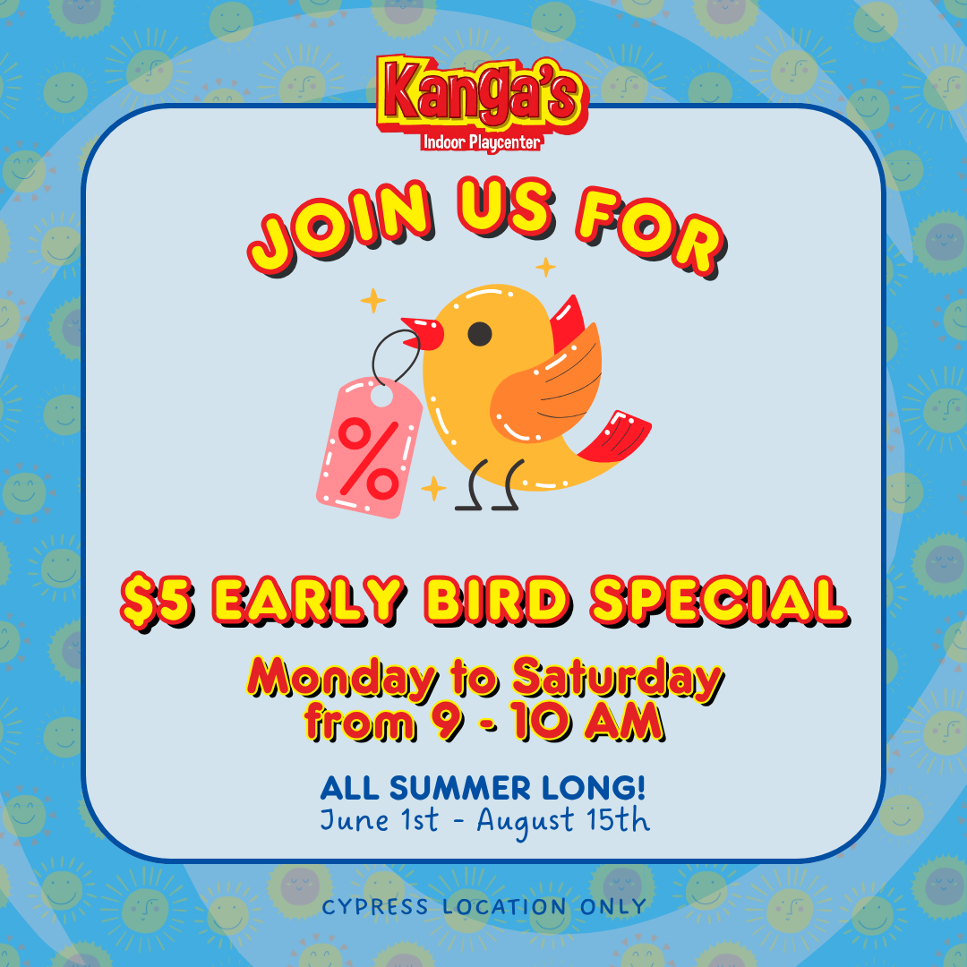 🐦 $5 EARLY BIRD SUMMER SPECIAL