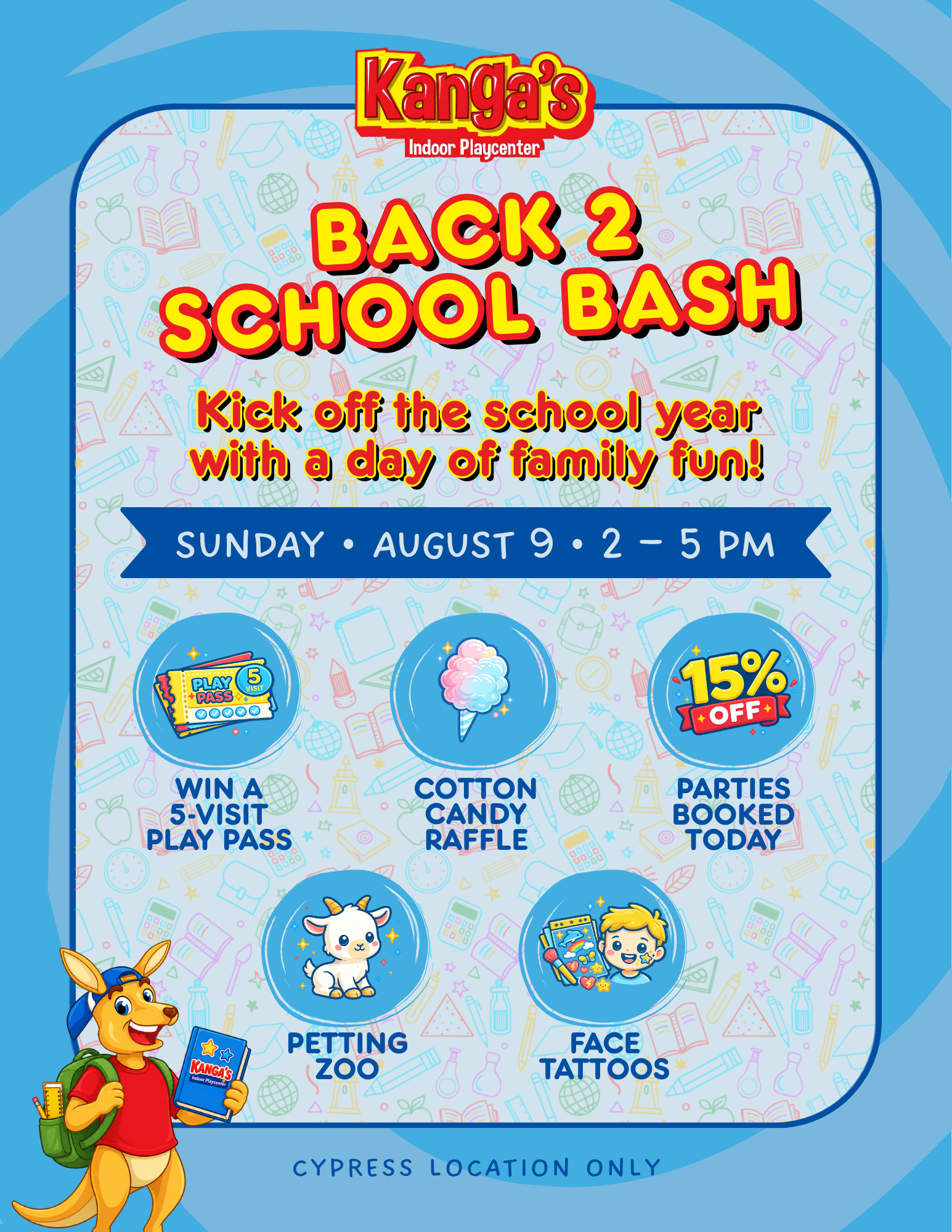 🎉 BACK 2 SCHOOL BASH 🎉