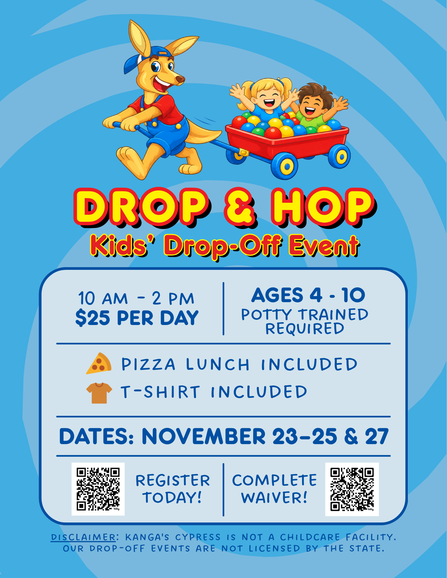 DROP & HOP: Thanksgiving Break 🦘🍂